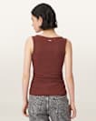 Katarina Boat Neck Slim Fit Tank Top