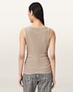 Katarina Boat Neck Slim Fit Tank Top
