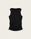 Katarina Boat Neck Slim Fit Tank Top