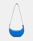 Half Moon Leather Crossbody Bag