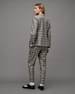 Bea Woven Checked Skinny Fit Trousers