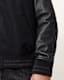 Endleton Contrast Leather Bomber Jacket