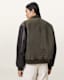 Myler Leather Sleeve Bomber