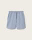 Asher Straight Fit Ramskull Sweat Shorts