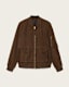 Rokko Relaxed Suede Bomber Jacket