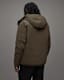 Chalk Hooded Relaxed Fit Jacket