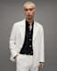 Canis Satin Trim Relaxed Fit Blazer