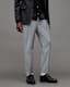 Buller Wool Blend Cropped Slim Trousers