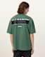 Redact Oversized Embroidered Logo T-Shirt