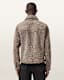 Dellcot Leopard Print Suede Jacket