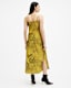 Tiana Slim Fit Printed Midi Slip Dress