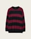 Onyx Striped Relaxed Jumper