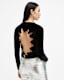 Regina Velvet Cut-Out Cropped Top