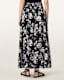 Levy Floral Midi Skirt
