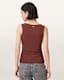 Katarina Boat Neck Slim Fit Tank Top