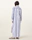 Shannon Striped Shirt Maxi Dress