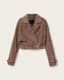 Ophelia Cropped Suede Jacket
