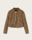 Sadler Slim Fit Suede Jacket