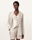 Averie Relaxed Fit Linen Blazer
