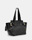 Perez Leather Shoulder Tote Bag