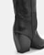 Reina Knee High Pointed Leather Boots