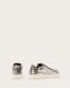 Shana Low Top Metallic Leather Trainers