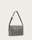 Ondine Croc-Effect Nubuck Shoulder Bag