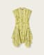 Fleur Printed Asymmetric Mini Dress