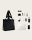 Izzy Embossed Logo Leather Tote Bag