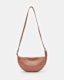 Half Moon Leather Crossbody Bag