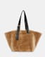 Anik Spacious Shearling Tote Bag