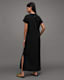 Anna Crew Neck Short Sleeve Maxi Dress