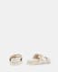 Khai Two Strap Suede Eyelet Sandals