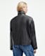 Clay Oversized Leather Jacket