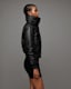 Sloane Padded Leather Bomber Jacket