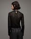 Francesco Long Sleeve Sheer Lace Top