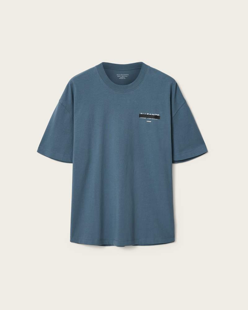 Redact Oversized Embroidered Logo T-Shirt
