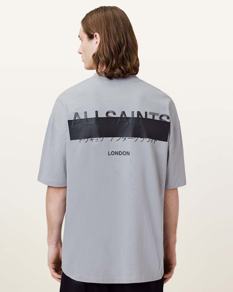 Redact Oversized Embroidered Logo T-Shirt
