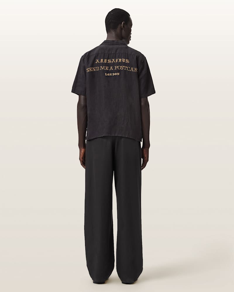 Conway Wide Leg Pleated Trousers