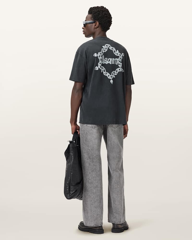 Drip Short Sleeve Oversized T-Shirt