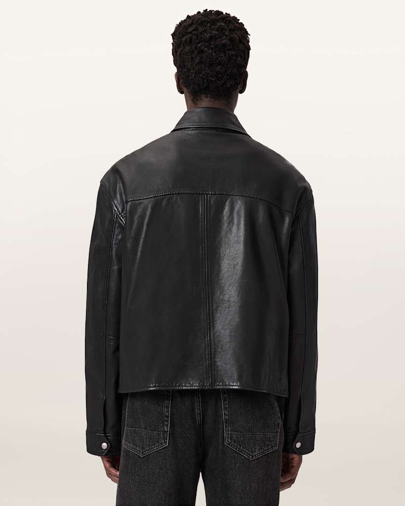 Caon Oversized Leather Jacket