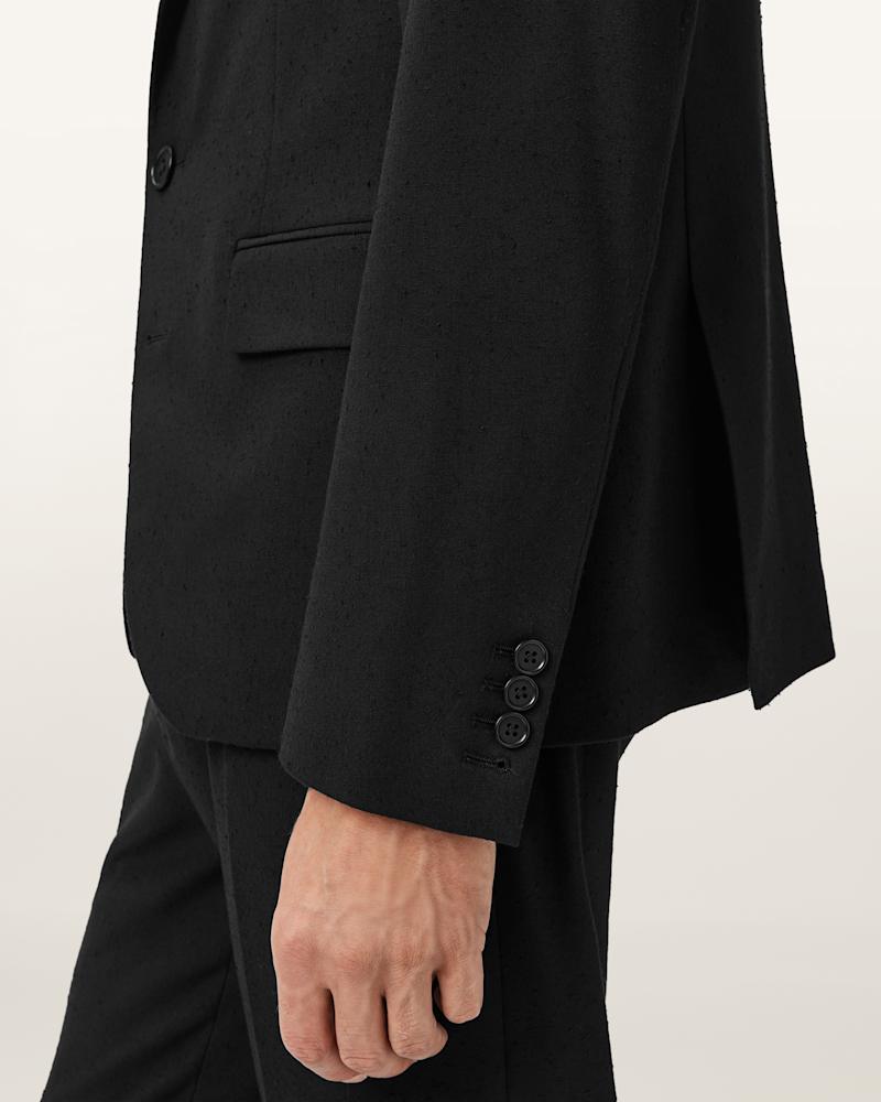 Germain Satin Single Breasted Blazer 