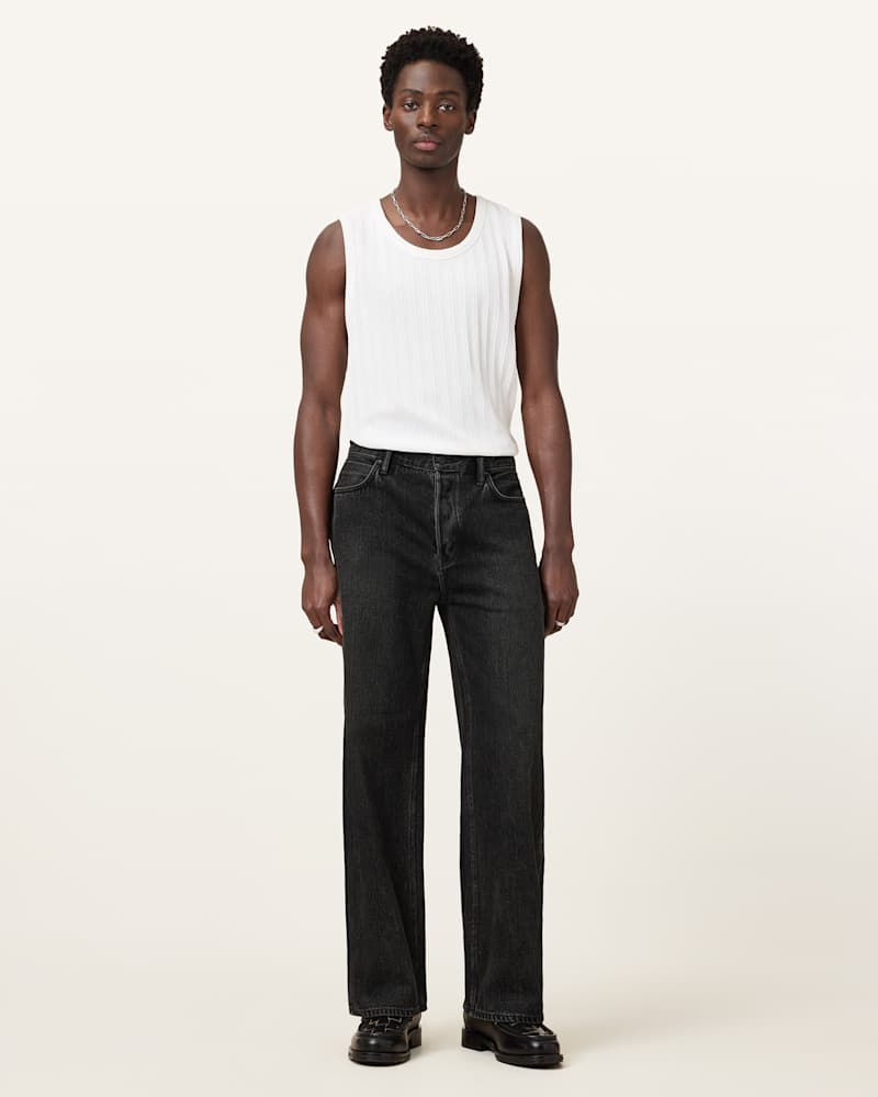 Lenny Loose Fit Wide Leg Denim Jeans
