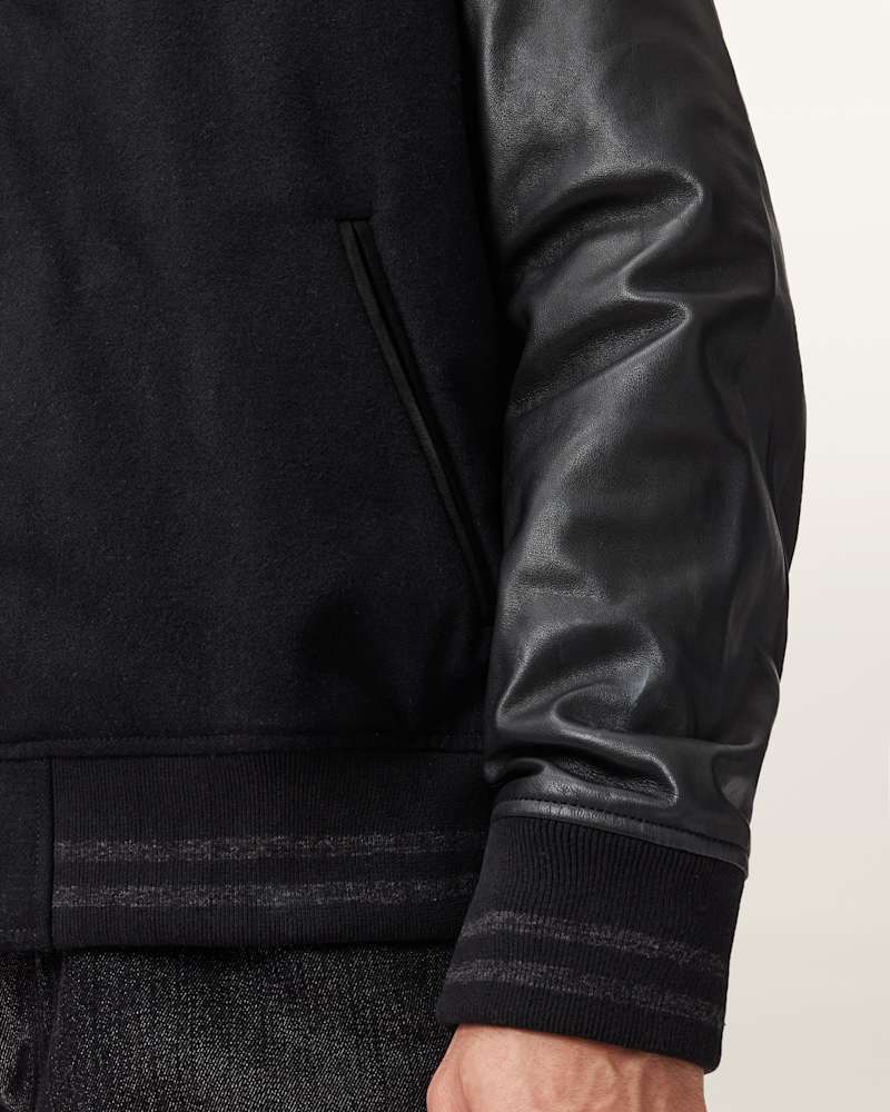 Endleton Leather Bomber Jacket