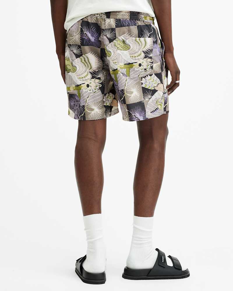 Sebastian Slim Fit Printed Swim Shorts