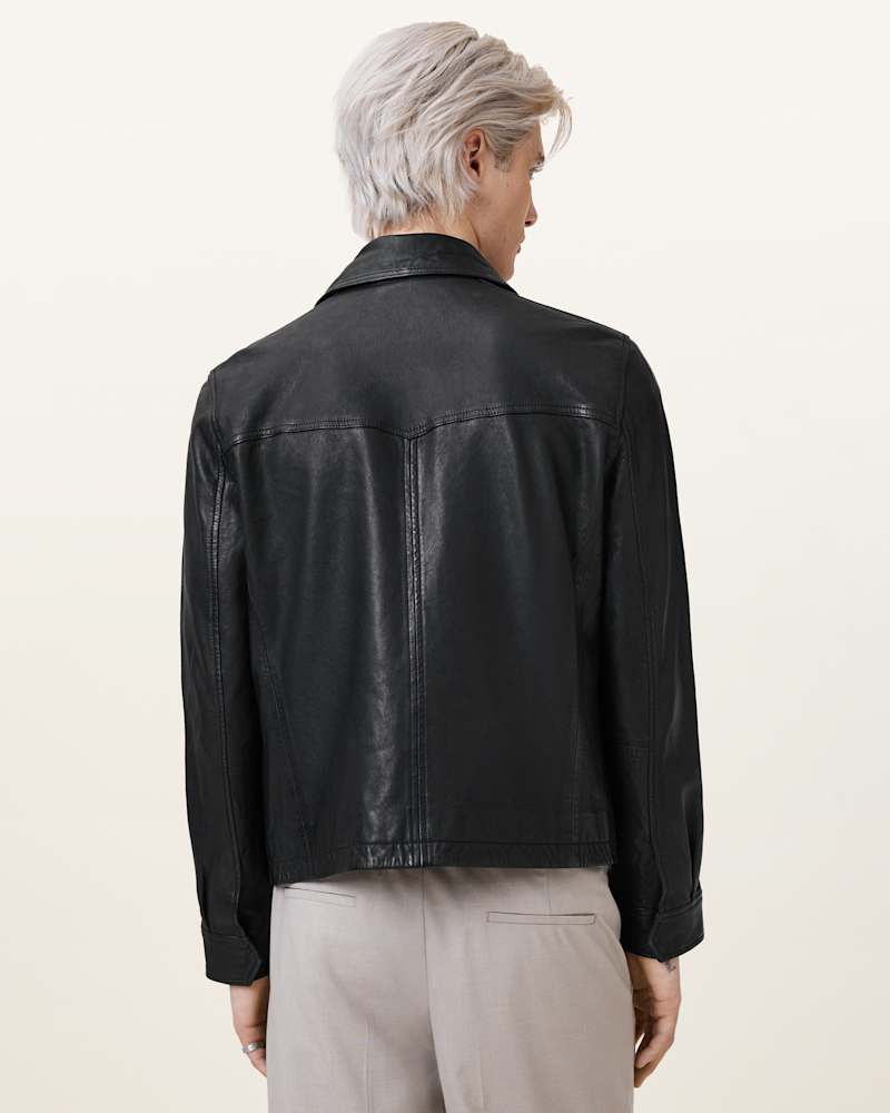 Nellcot Zip Up Leather Jacket