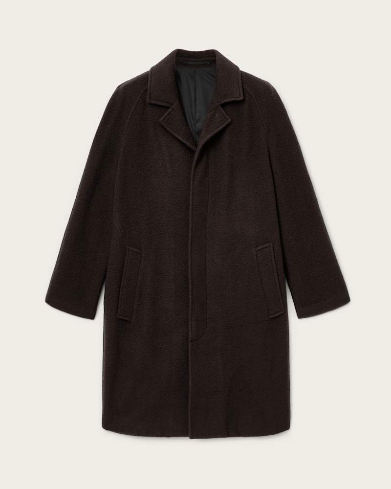 Duke Single Breasted Wool Coat