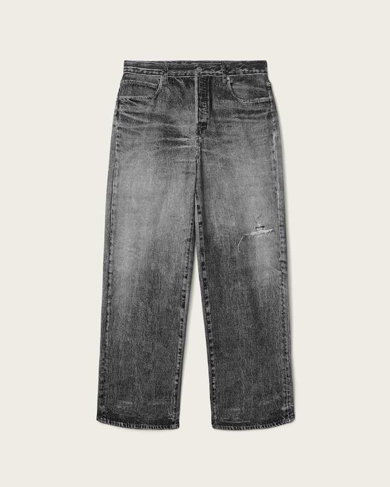 Lenny Illusion Of Denim Wide Leg Trousers