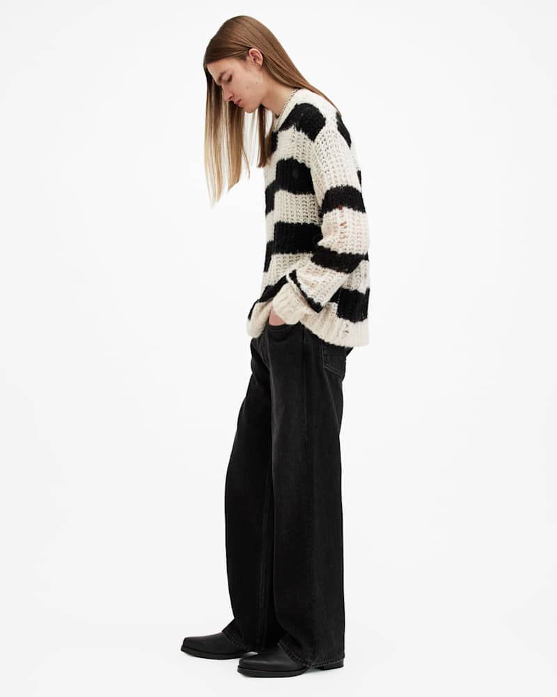 Pip Striped Oversized Jumper