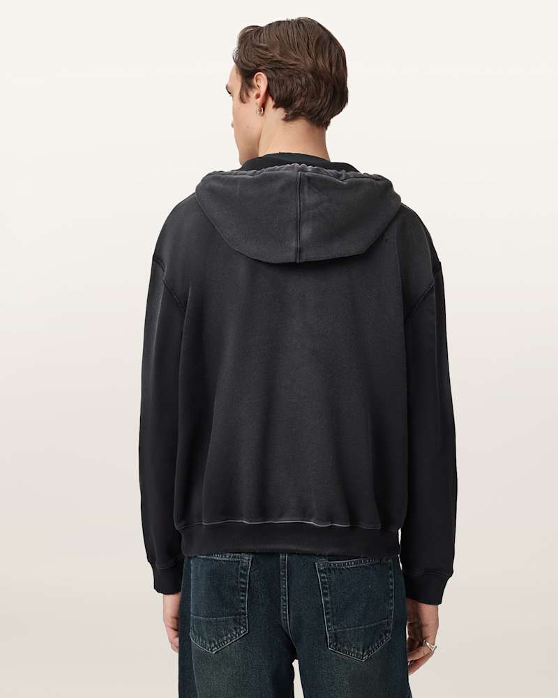 Roque Zip Up Graphic Hoodie